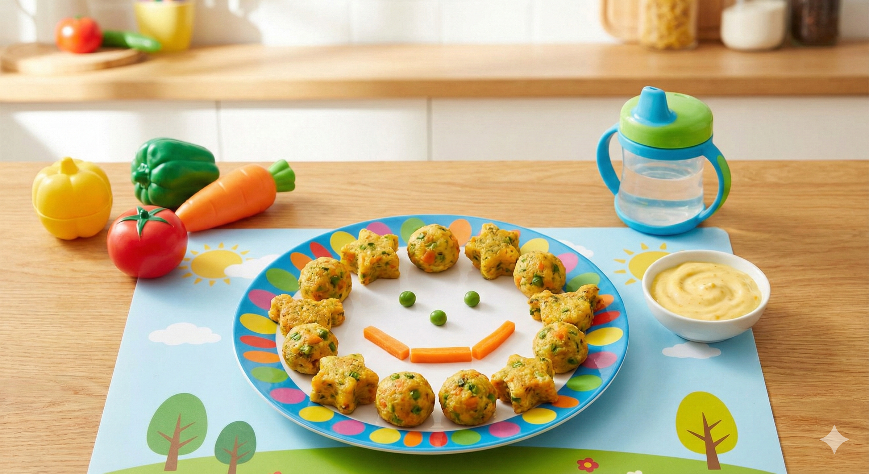 Sebzeli Bebek Köftesi (Yumurta Sarısıyla)
